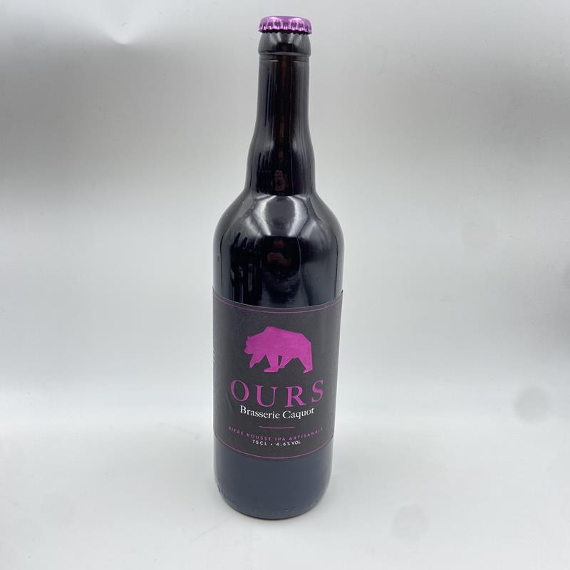 Bière des Ours rousse IPA (75cl) - Photo 1
