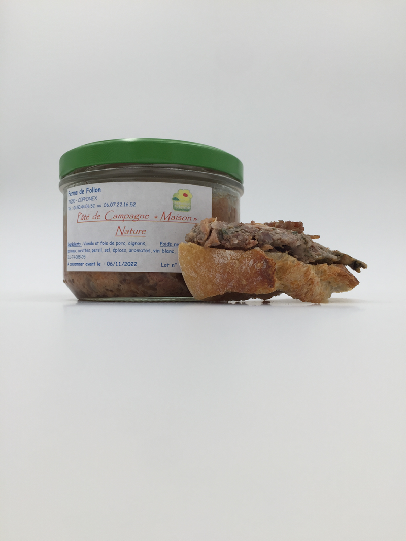 P&#226;t&#233; de Campagne &quot;Maison&quot; Nature