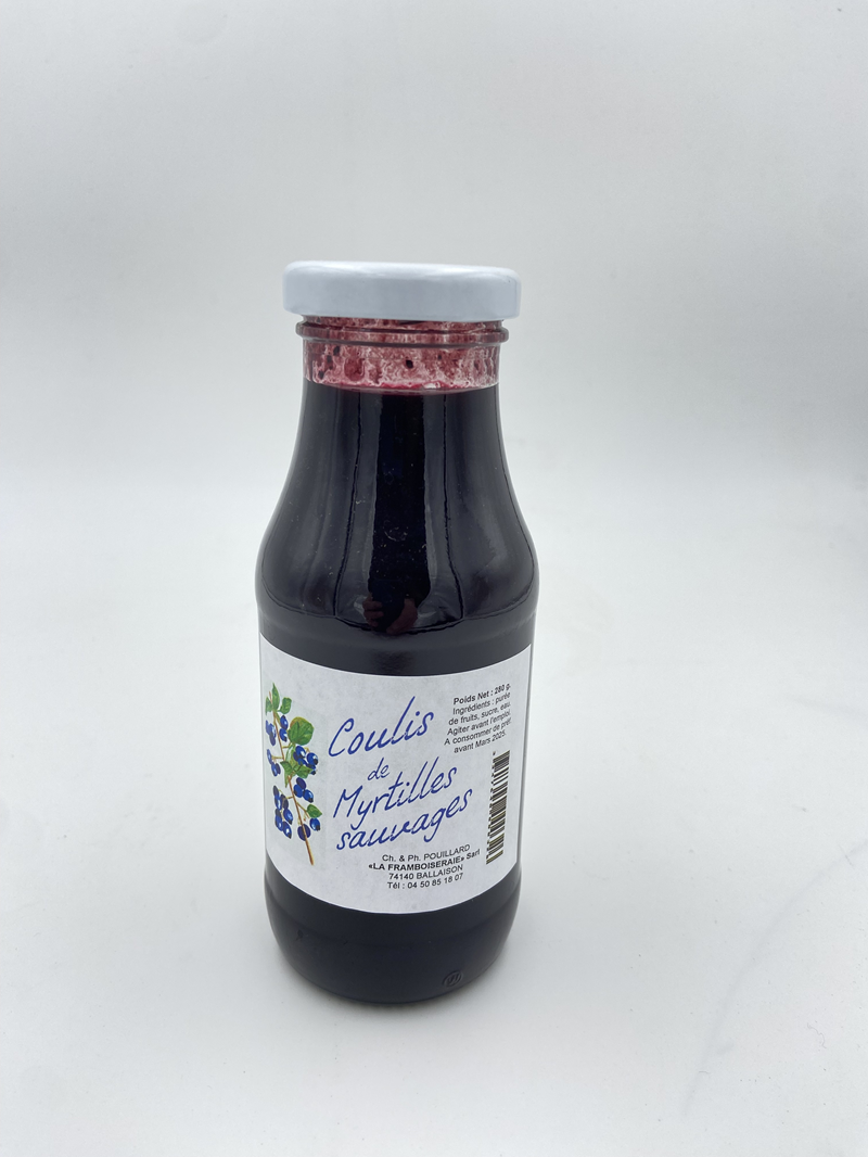 Coulis de Myrtilles sauvages