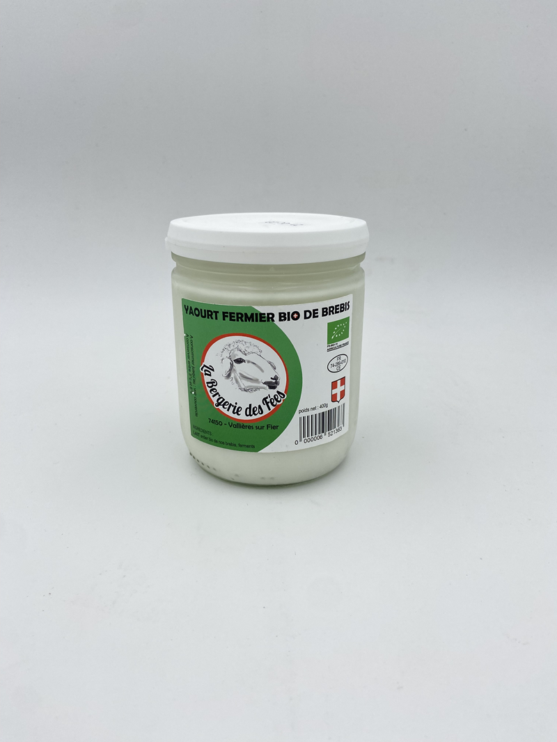 Yaourt de brebis bio 400g