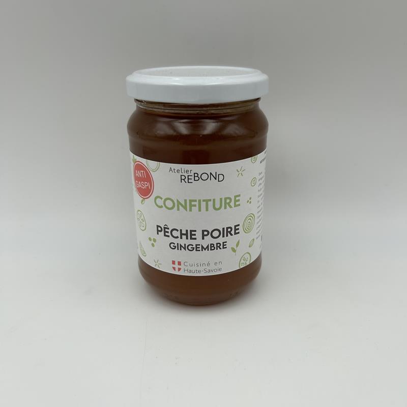 confiture pêche-poire-gingembre - Photo 1
