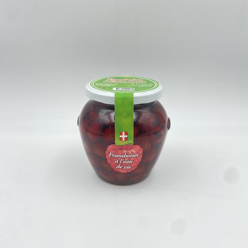 Framboises &#224; l&#39;eau de vie
