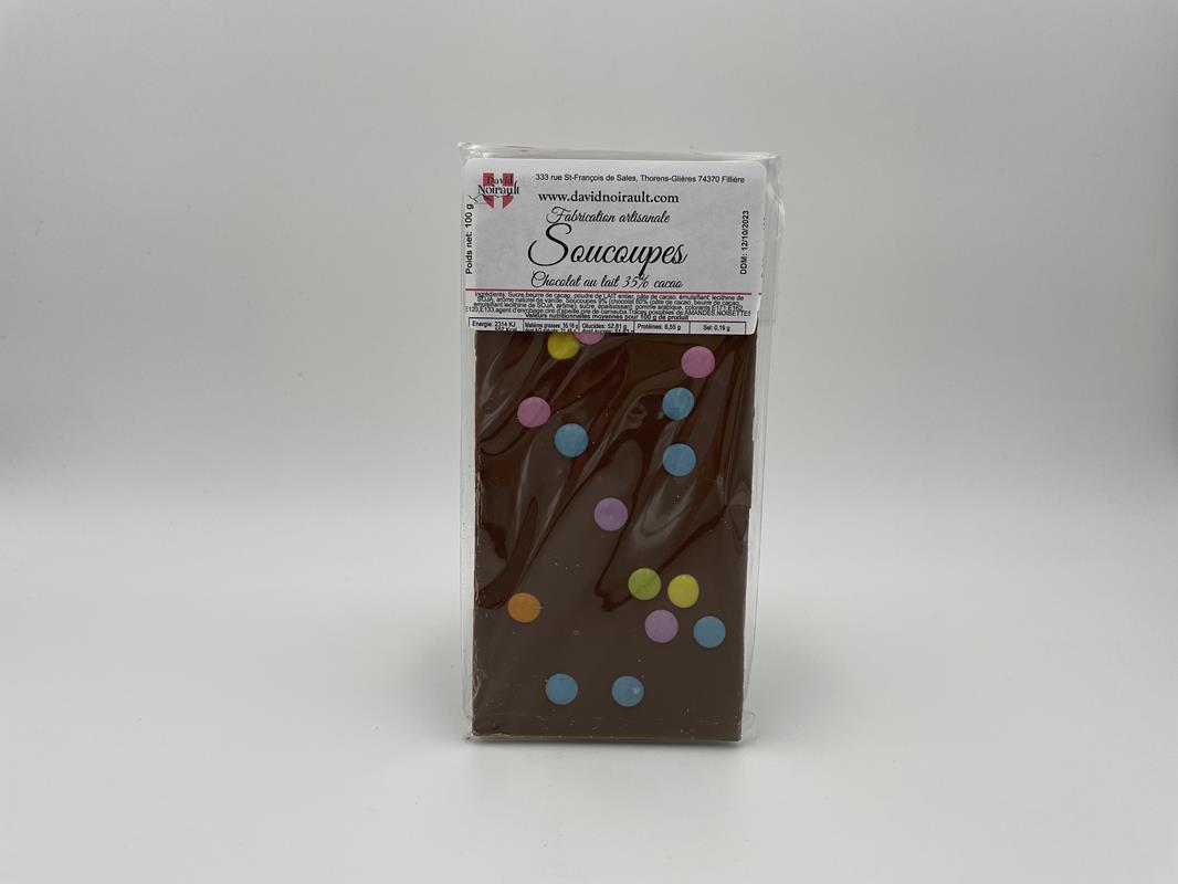 Soucoupes - chocolat au lait 35% cacao (100g) - Photo 1